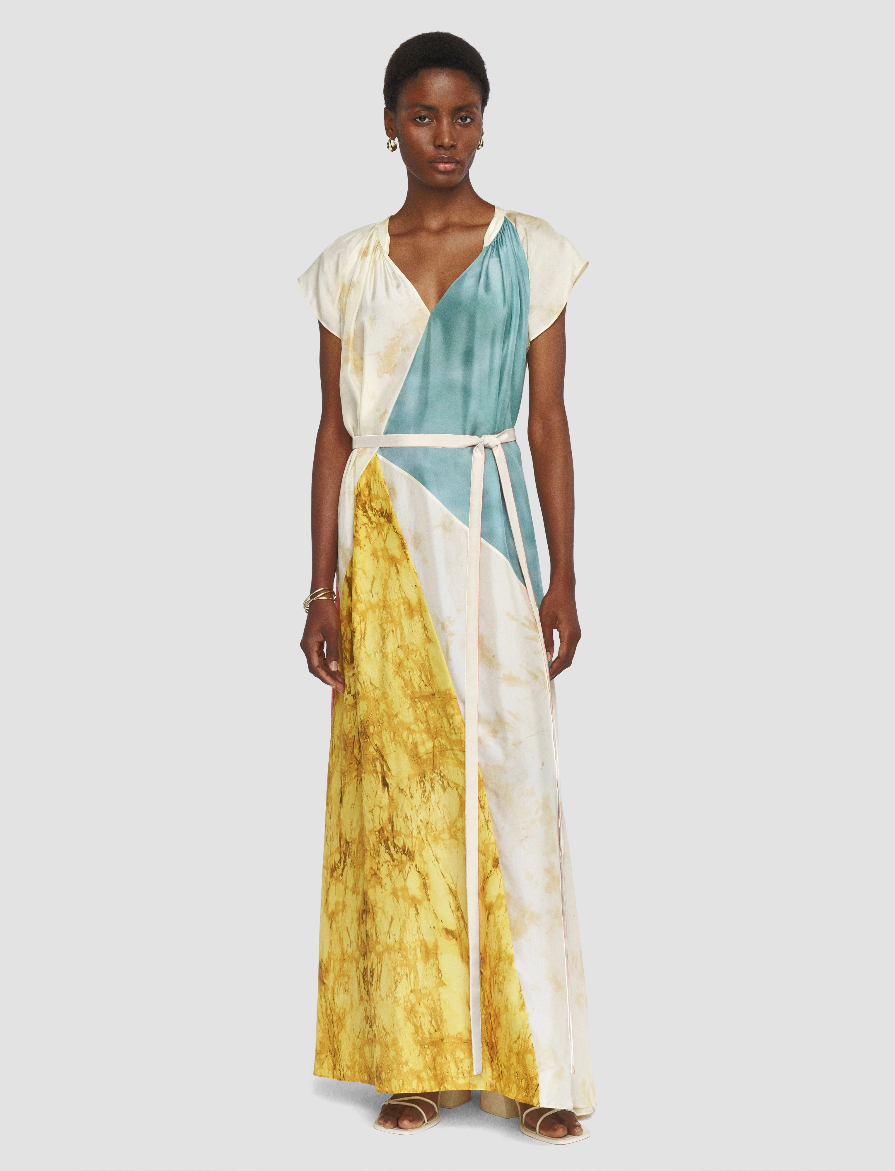 Chill Friendly Tulipa Planchart Print Silk Dress