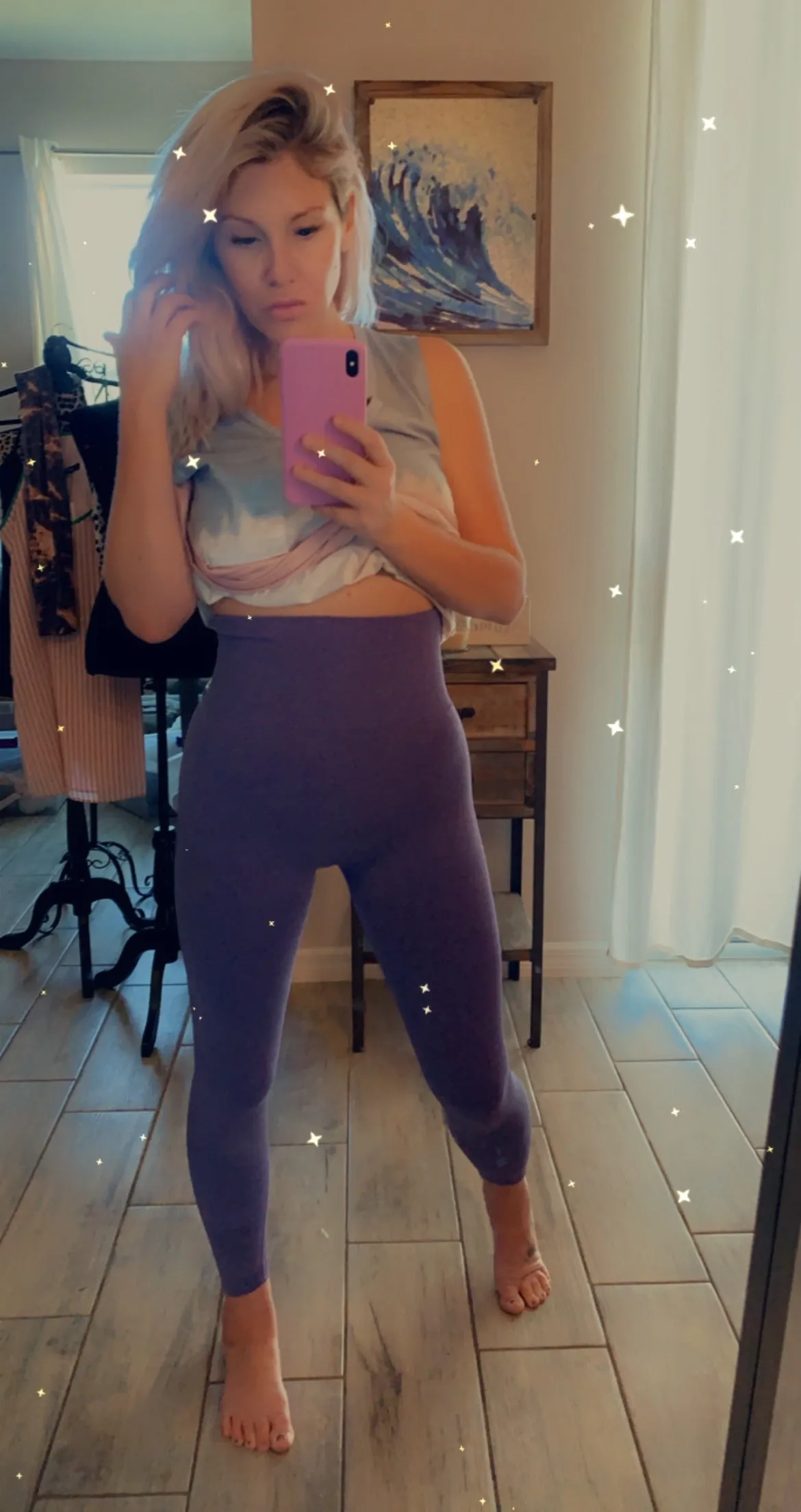 Spanx Dupe Leggings // Blush