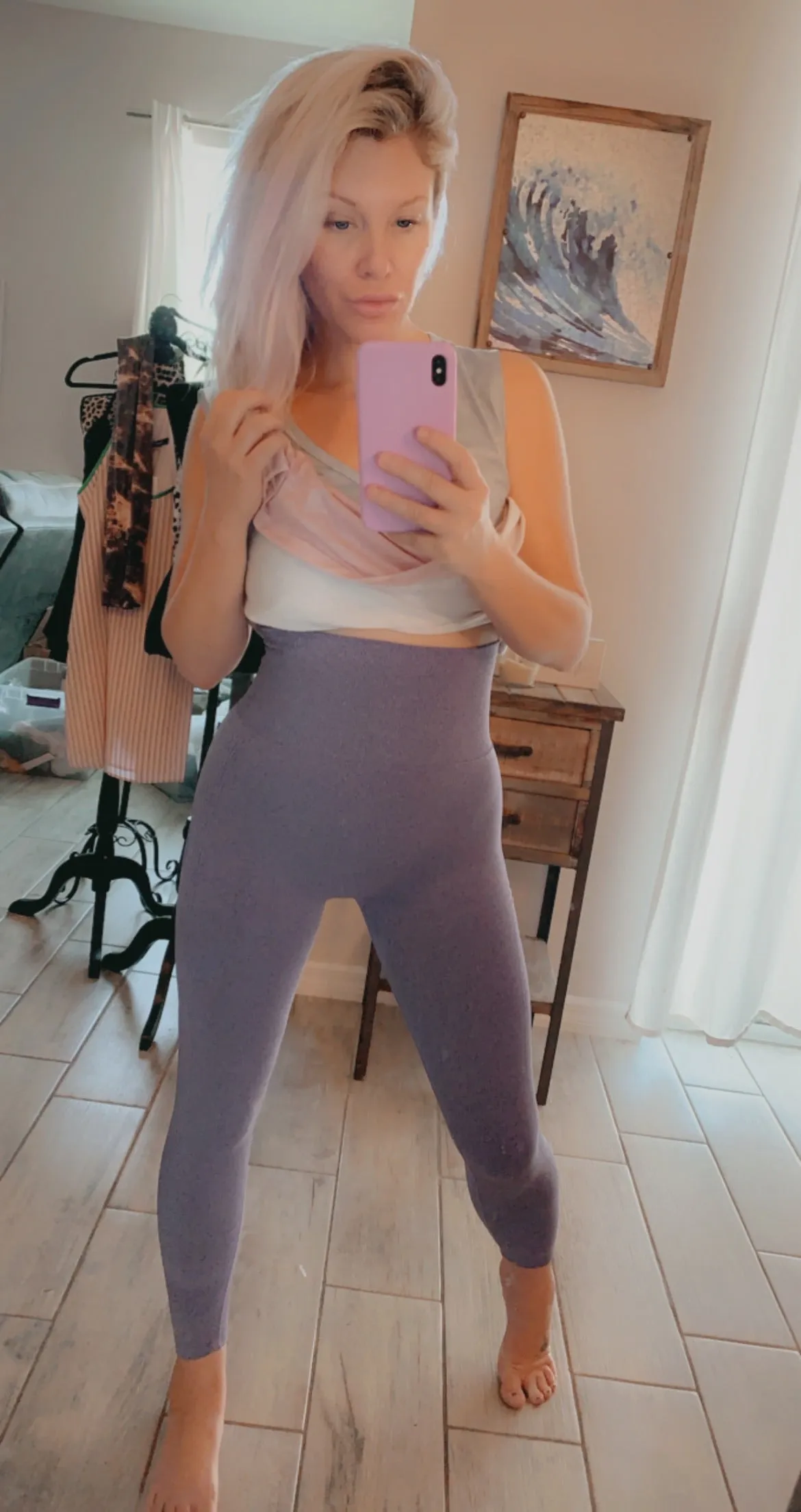 Spanx Dupe Leggings // Blush