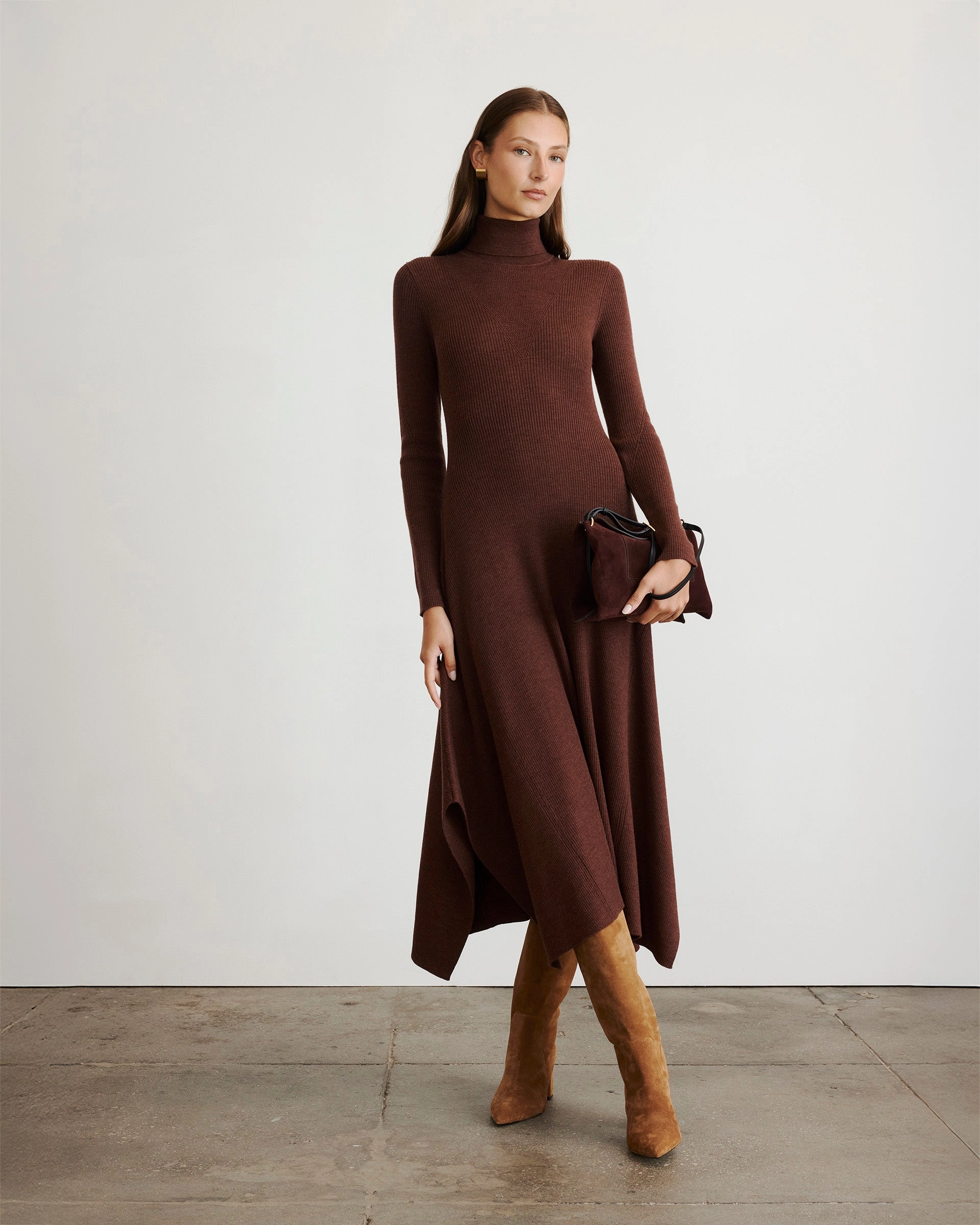 Steffi Knit Dress Sculpted Detail