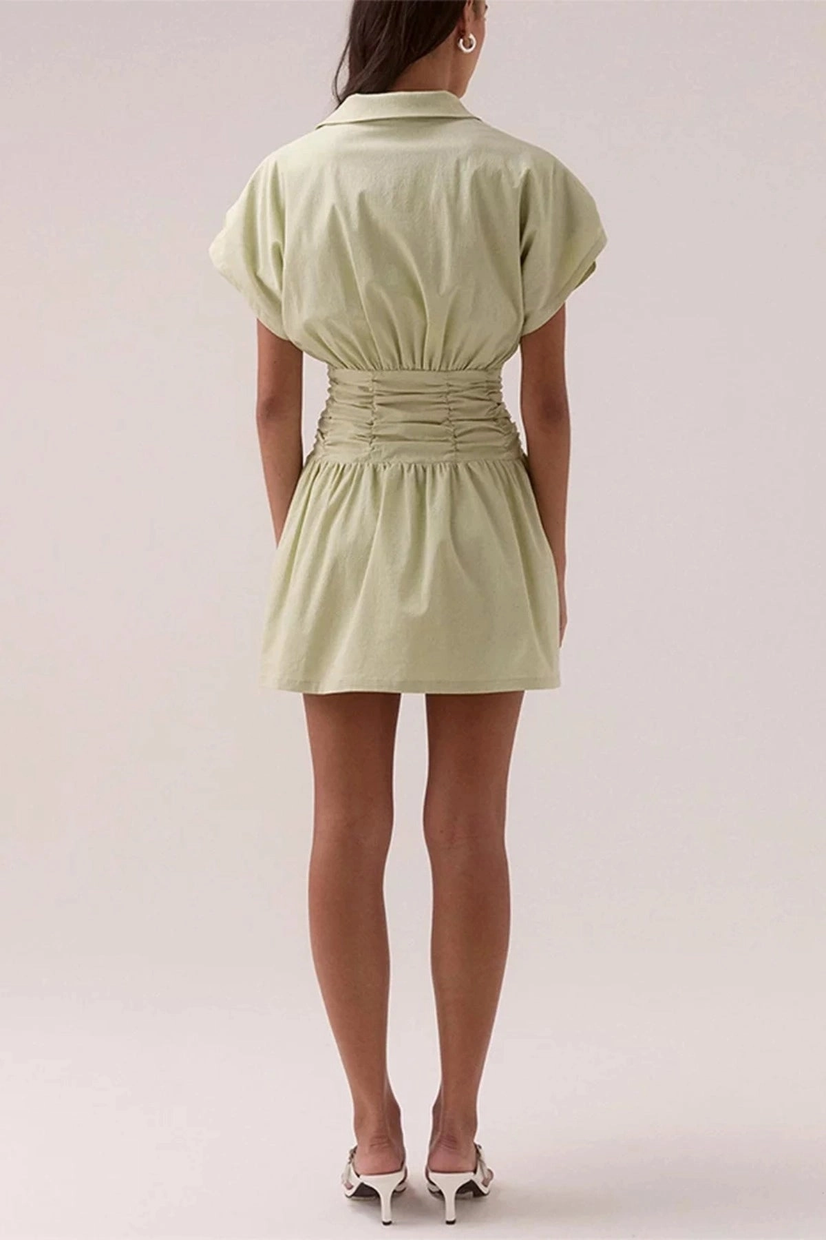 Stellar Mini Dress Aloe Wardrobe-Staple Flowy Layers