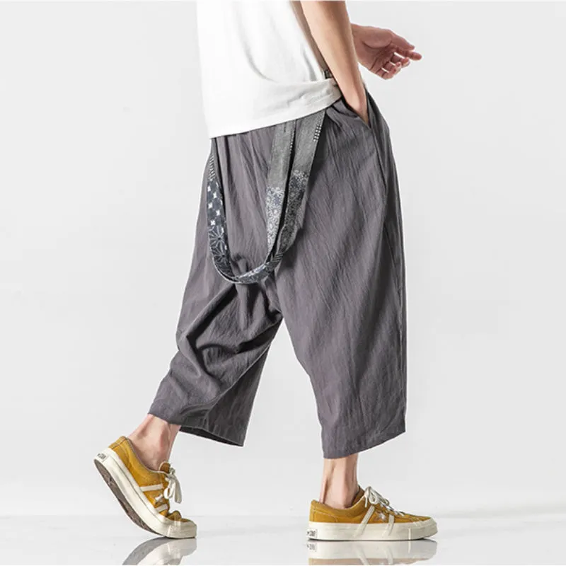 Straight-Leg Casual Loose Overalls