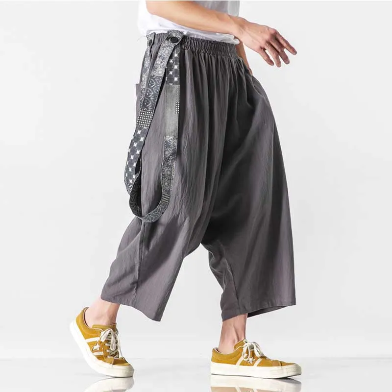 Straight-Leg Casual Loose Overalls