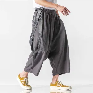 Straight-Leg Casual Loose Overalls