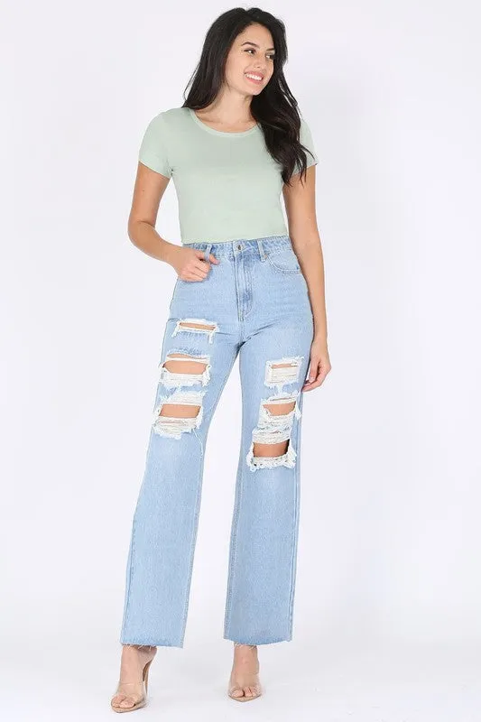 Straight Leg Jeans