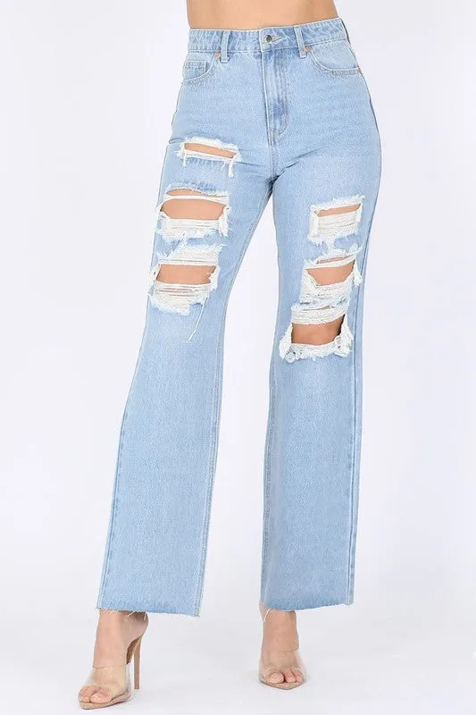 Straight Leg Jeans