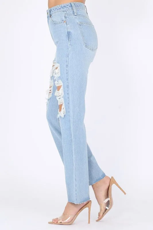 Straight Leg Jeans