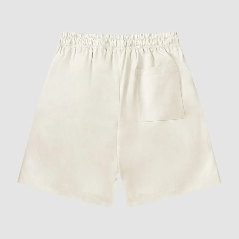 Straight Printed Casual Shorts