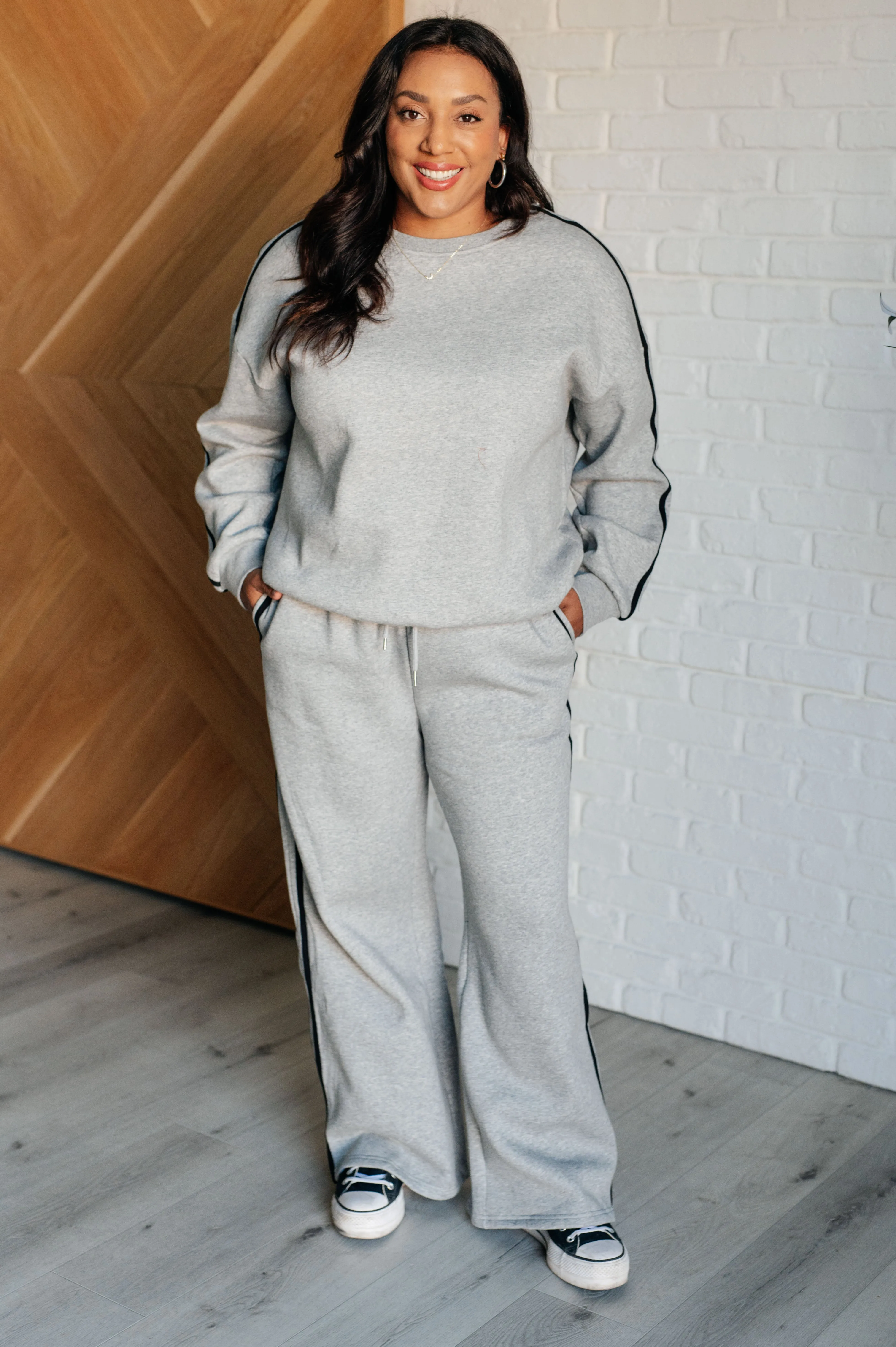 Stripe Detail Sweatpants