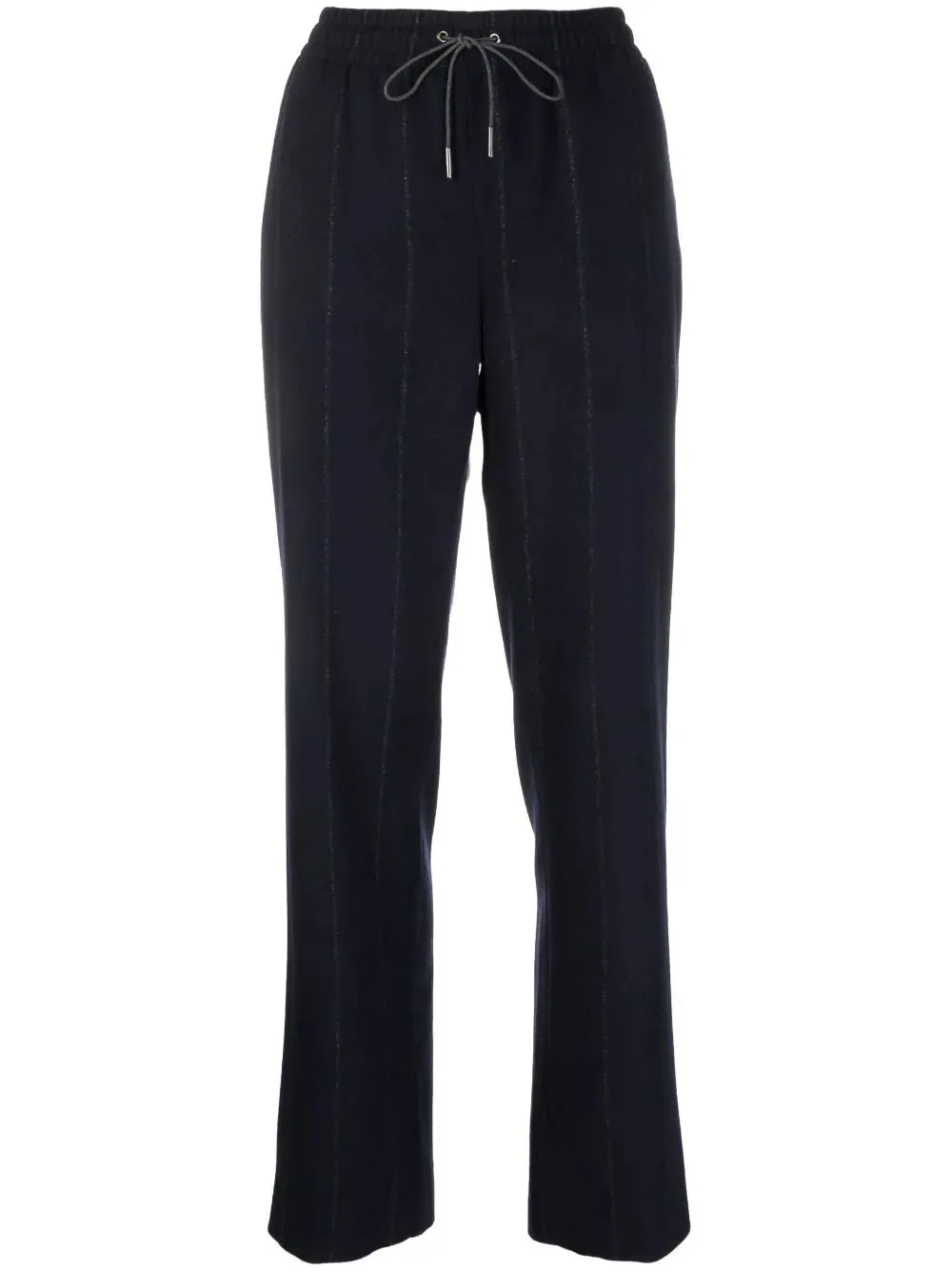 striped virgin-wool trousers