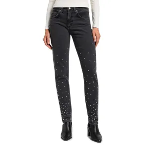 Stylish Lee Women's Slim Fit Jeans with Rhinestones
