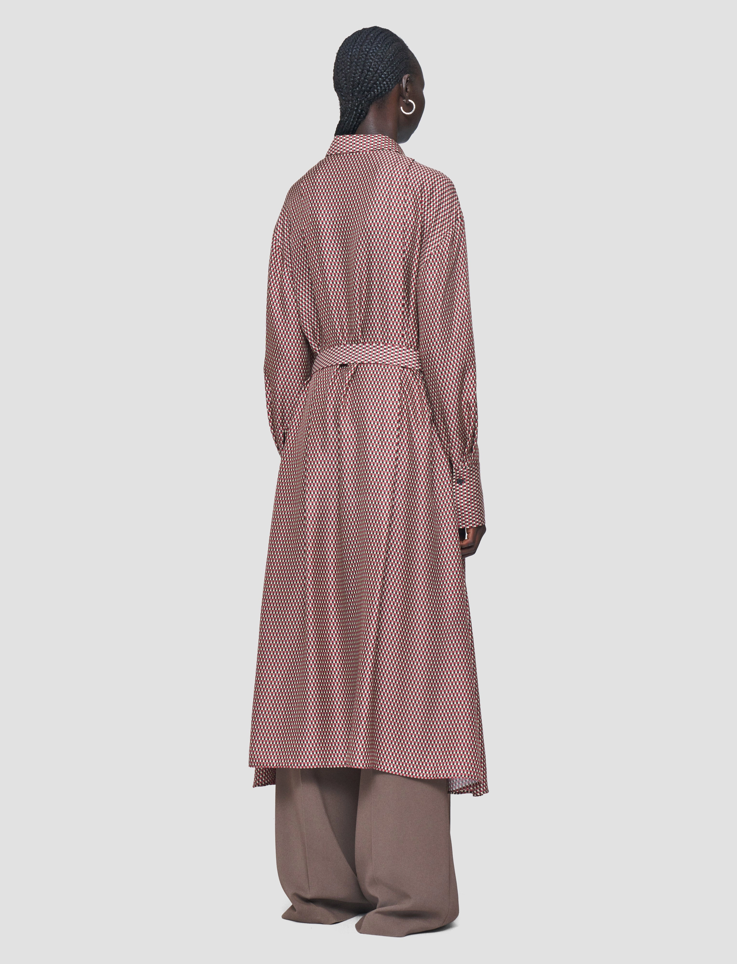 Clean Outline Orlan Printed Silk Blend Dress