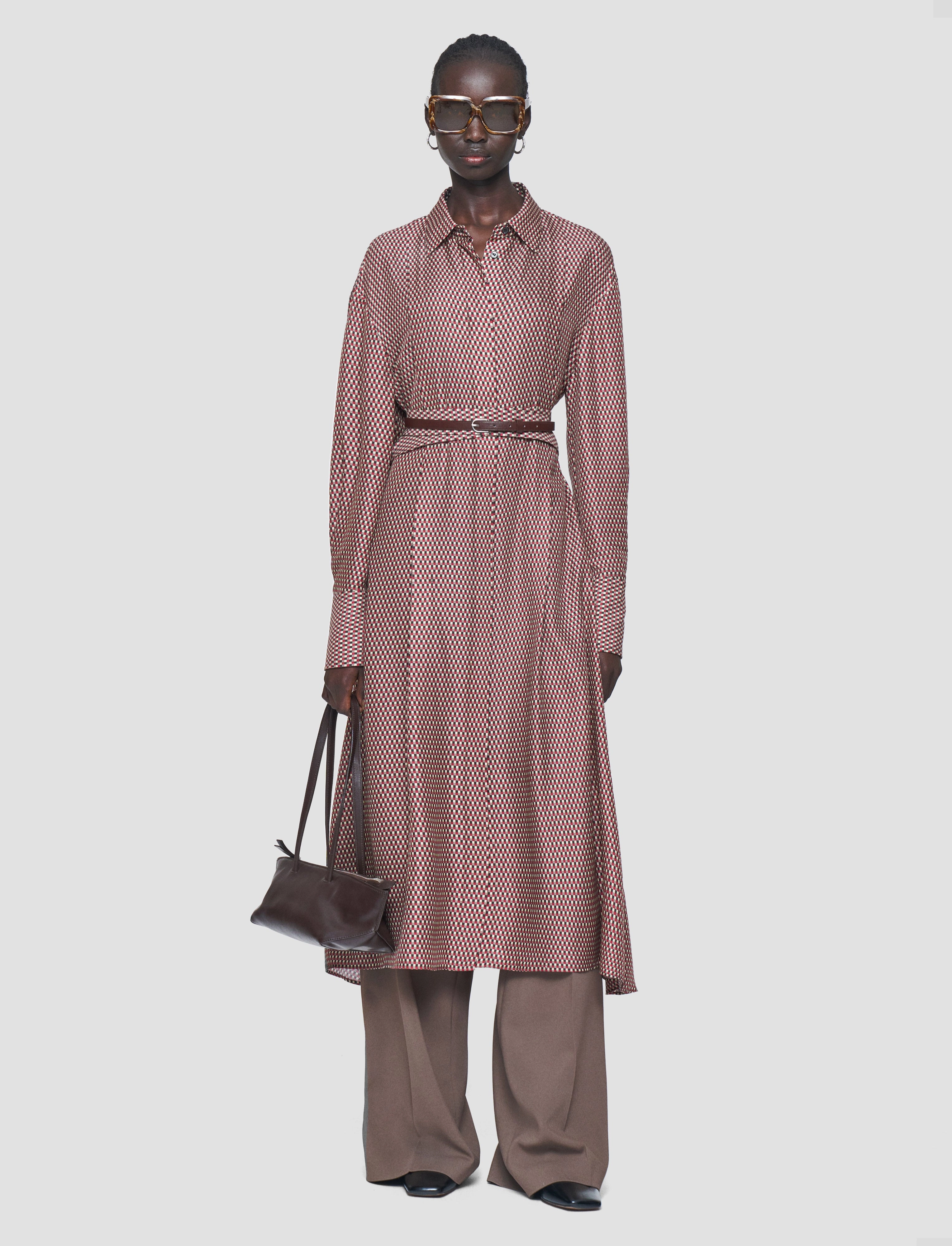 Water-resistant Orlan Printed Silk Blend Dress