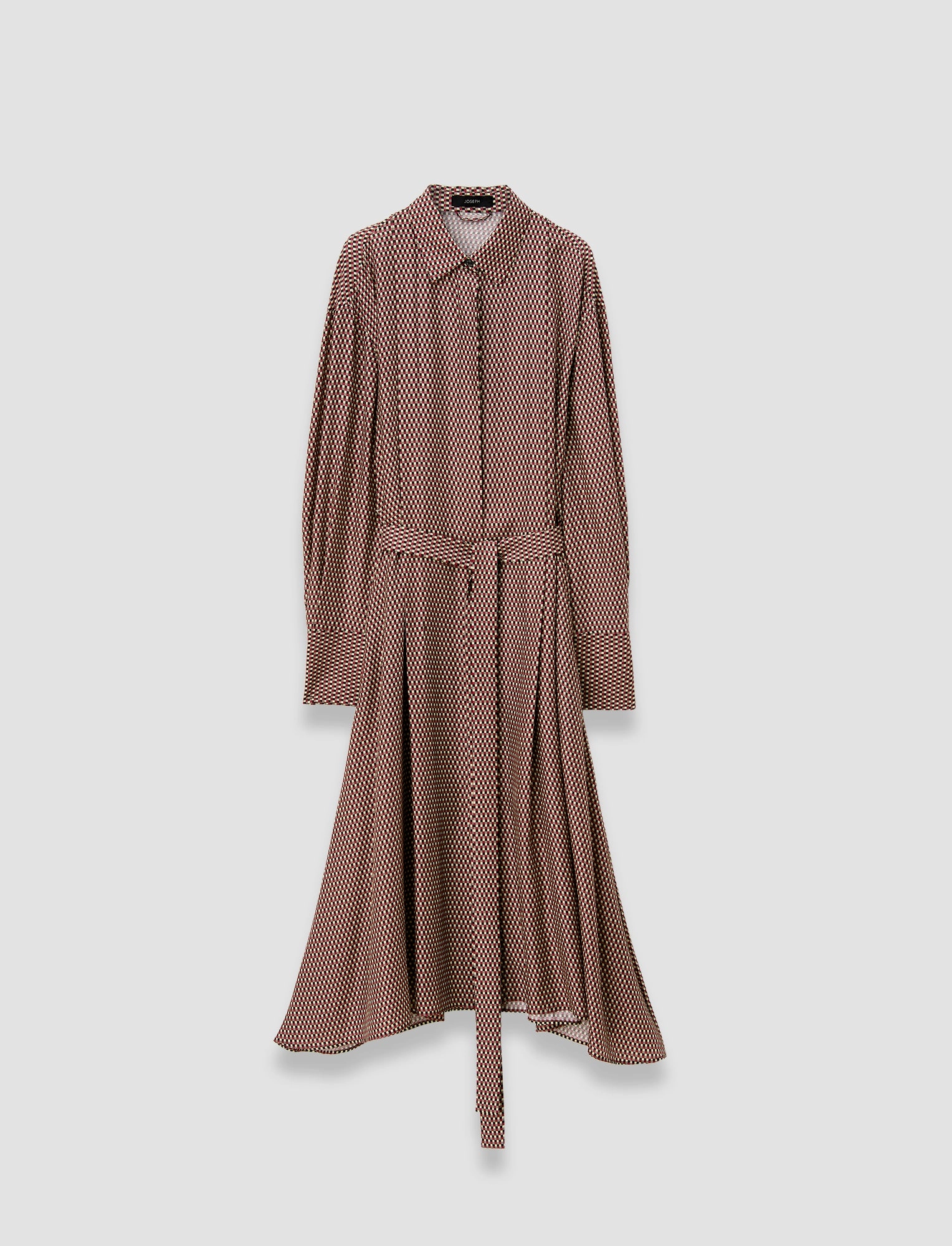 Classic-style Orlan Printed Silk Blend Dress
