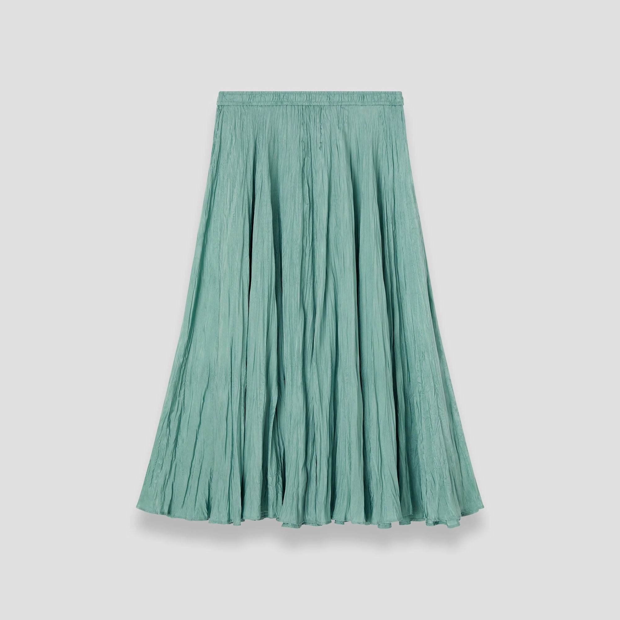 Hand Painted Sully Habotai Silk Skirt