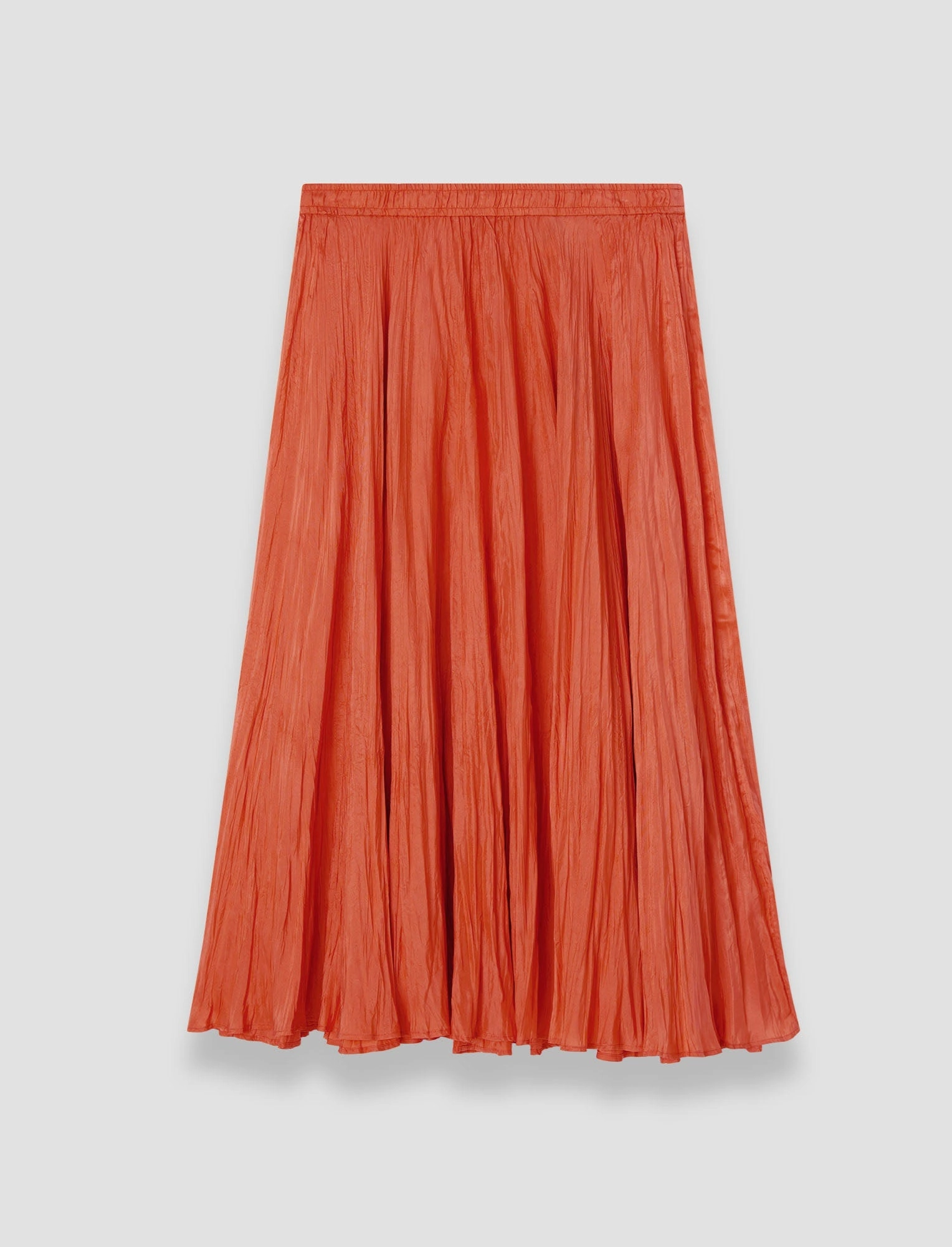 Celebrity Style Texture Play Sully Habotai Silk Skirt