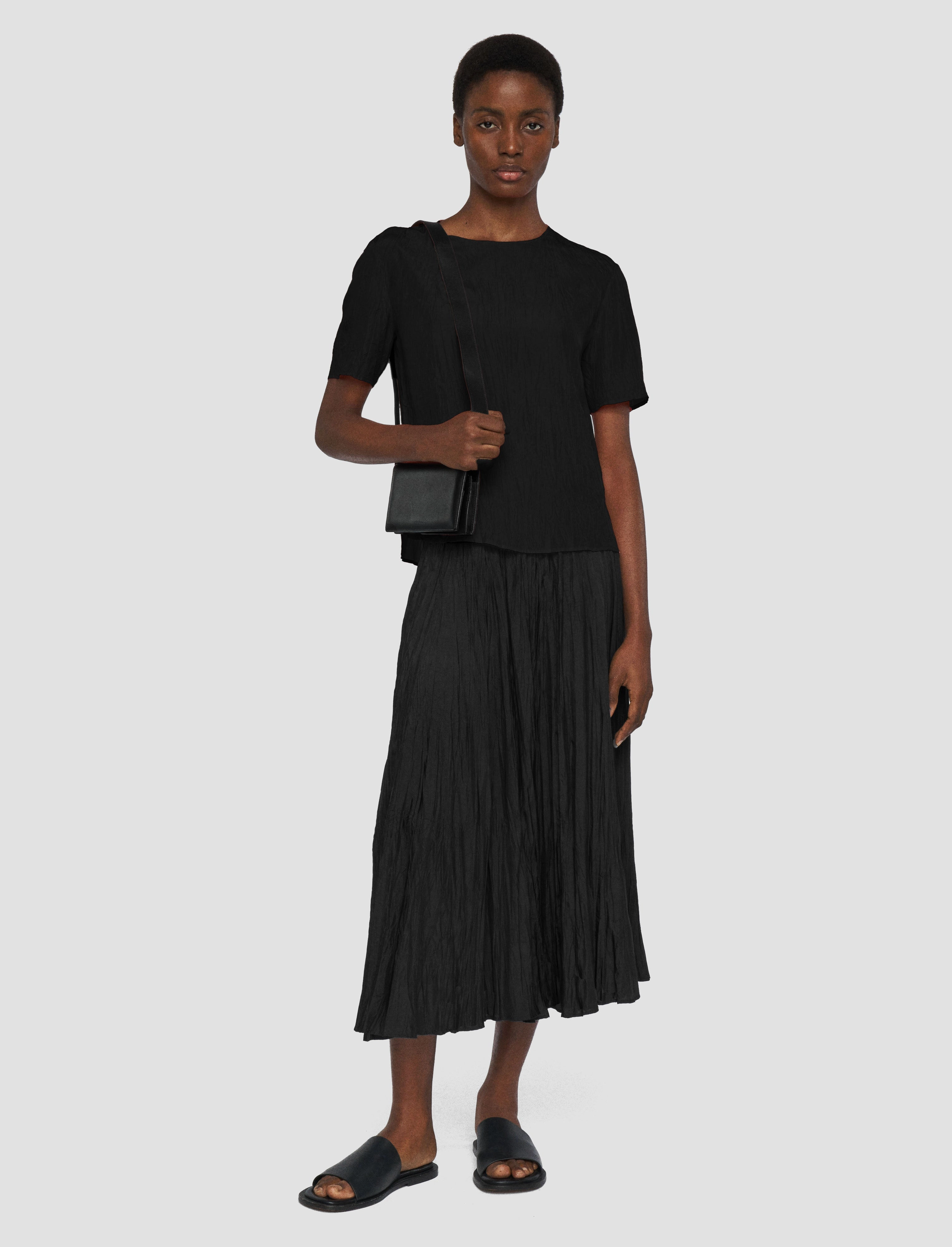 Classic Appeal Sully Habotai Silk Skirt