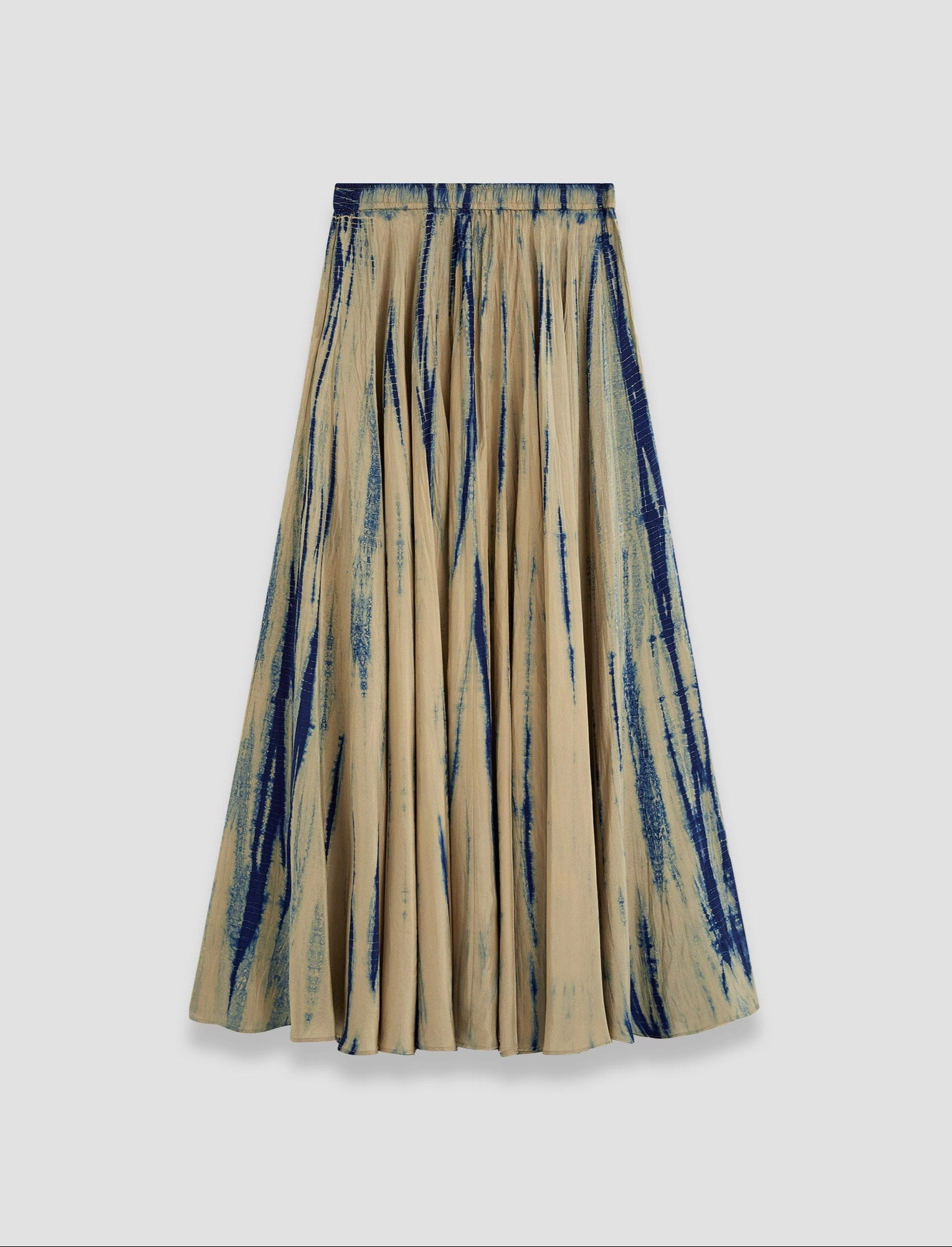 Sully Long Tie Dye Silk Maxi Skirt Everyday Favorite Heritage Craft
