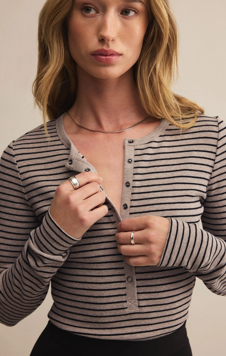NoSlip Grip STELLA STRIPE HENLEY