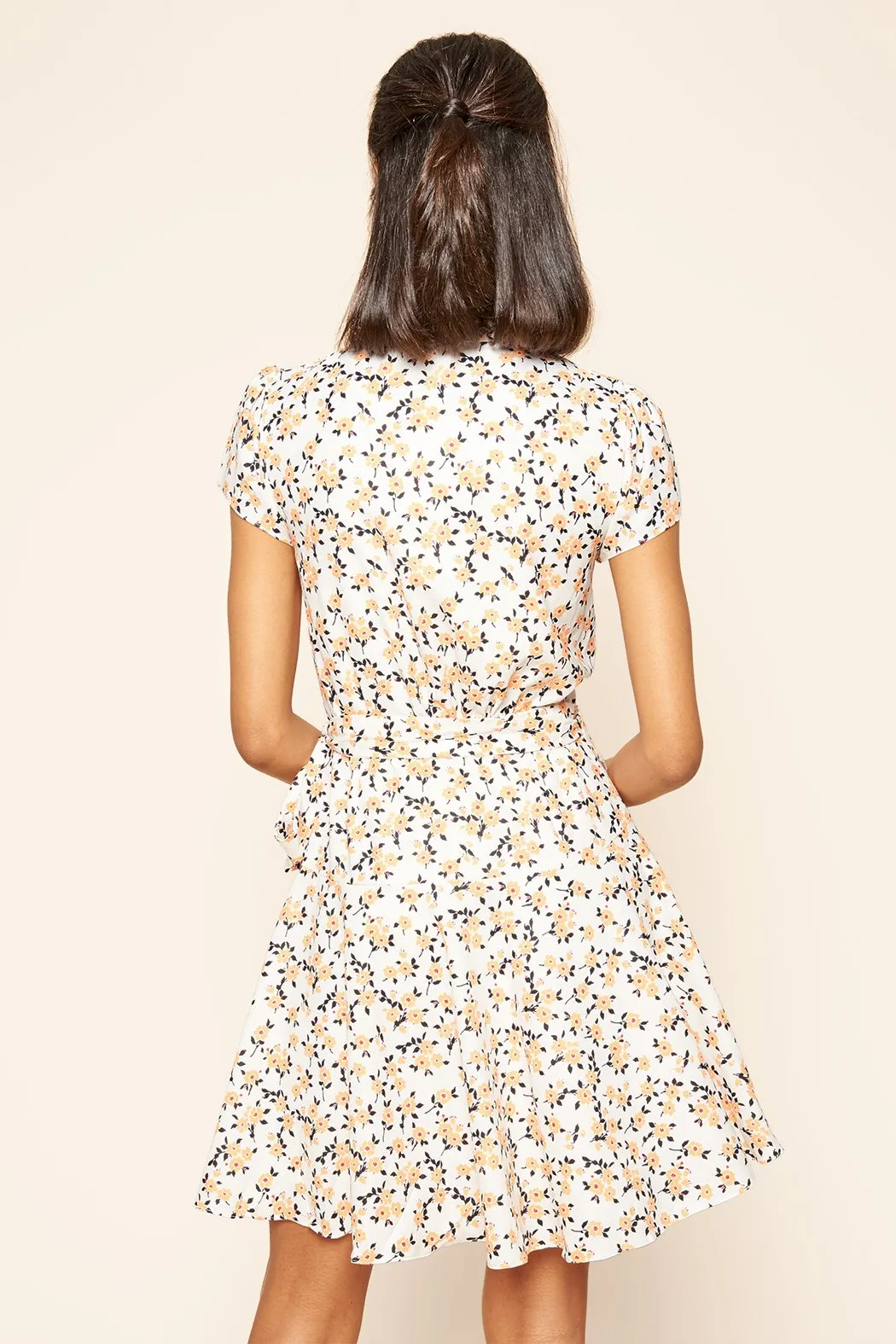 Sunday Floral Mini Wrap Dress