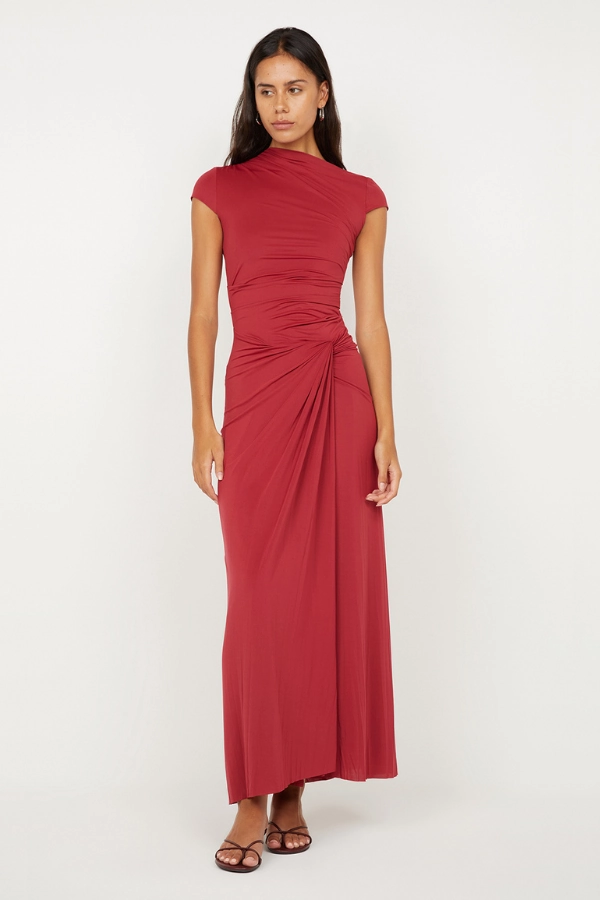 Susie Maxi Dress Cherry Eco Friendly