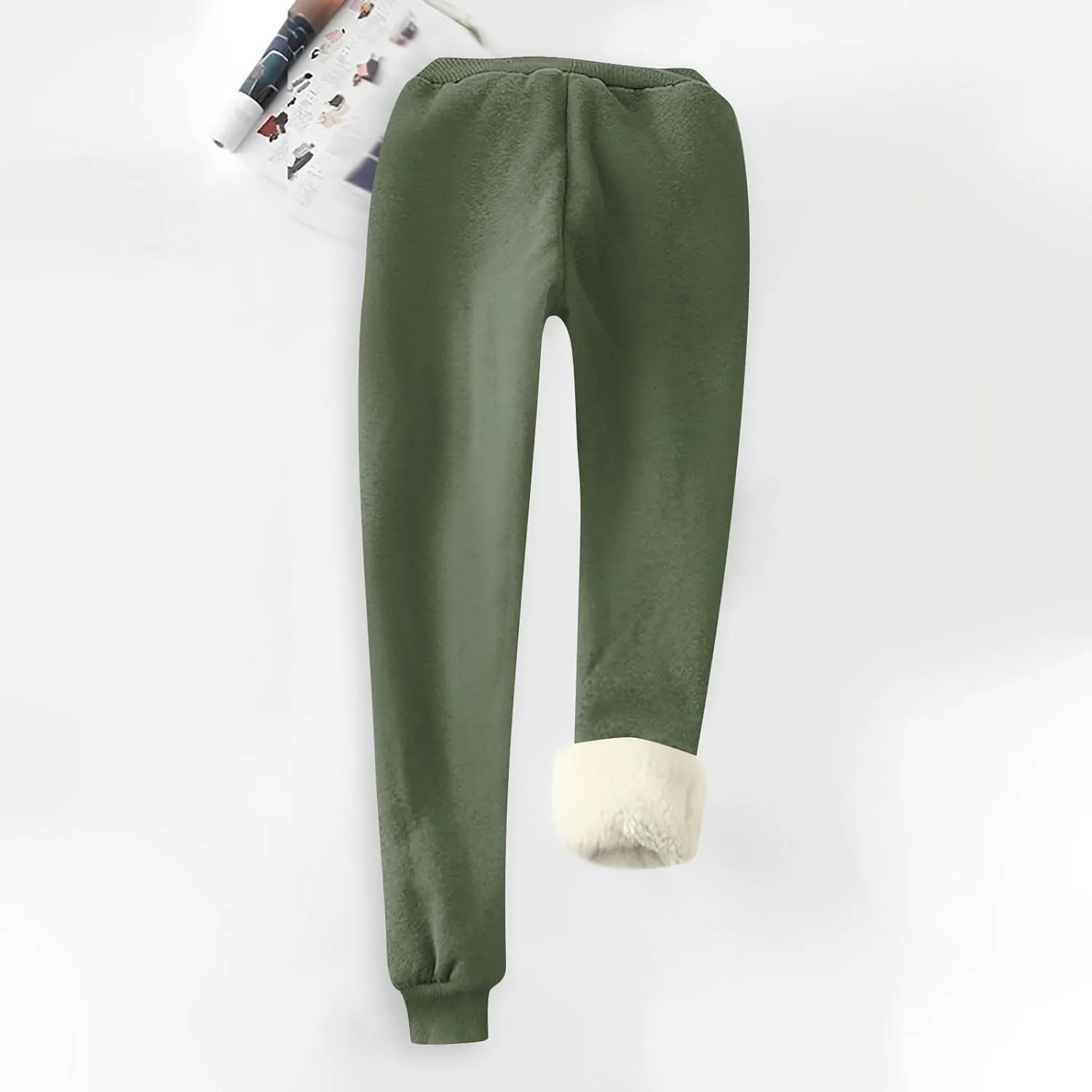 Sweatpants Women Winter Warm Fleece Lined Leggings Women Sherpa Active Running Jogger Pants Womens Fall Fashion 2024