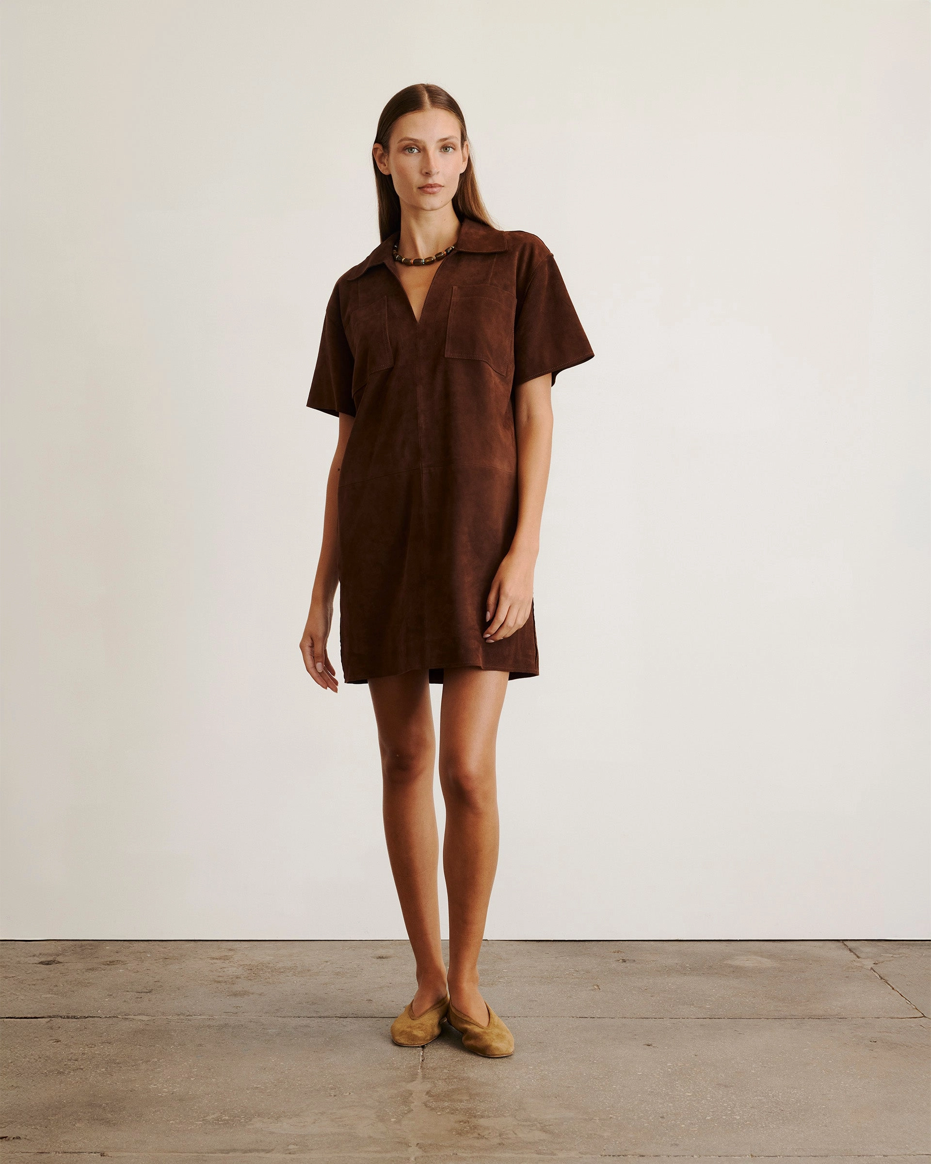 Smooth Vibes Fitted Neat Tabby Dress