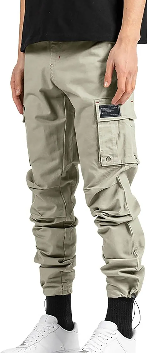 Tactical Pants for Men Outdoors Cargo Hiking Multi Pockets Work Pants Relaxed Fit Stretch Quick Dry