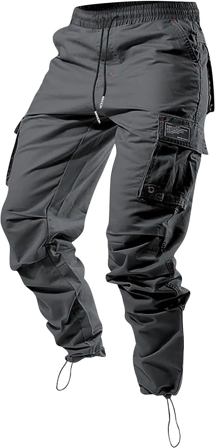 Tactical Pants for Men Outdoors Cargo Hiking Multi Pockets Work Pants Relaxed Fit Stretch Quick Dry