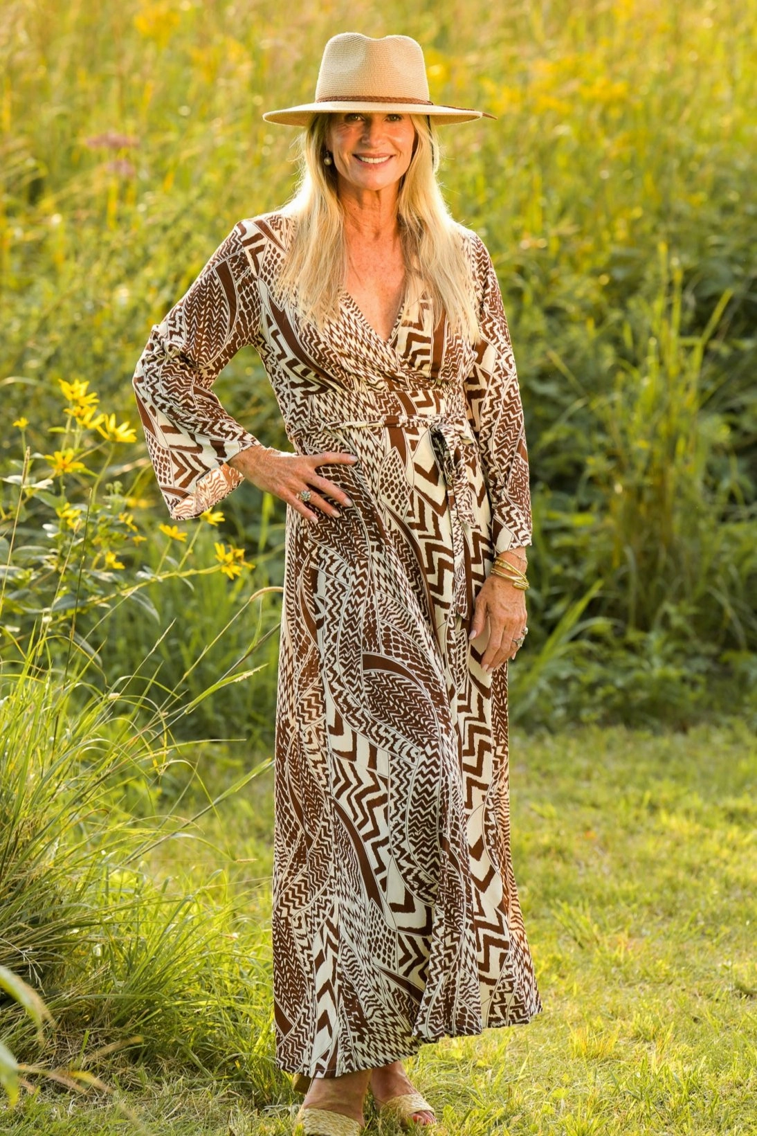 Bianca Dress / Terra Cotta Tribal Festival Mood Light Motion