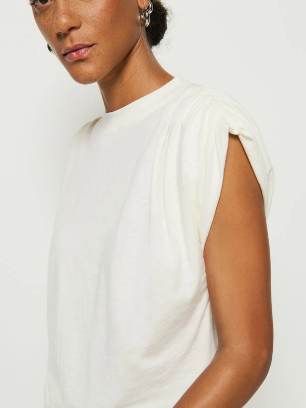 SoftTouchBrushedInterior YarnDyed Stripes FRANKIE MUSCLE TEE