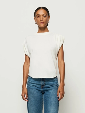 Interlock Knit Fleece Pullover FRANKIE MUSCLE TEE