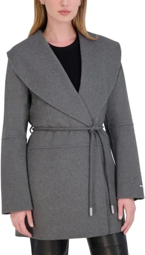 Tahari Double Face Wool-Blend Coat