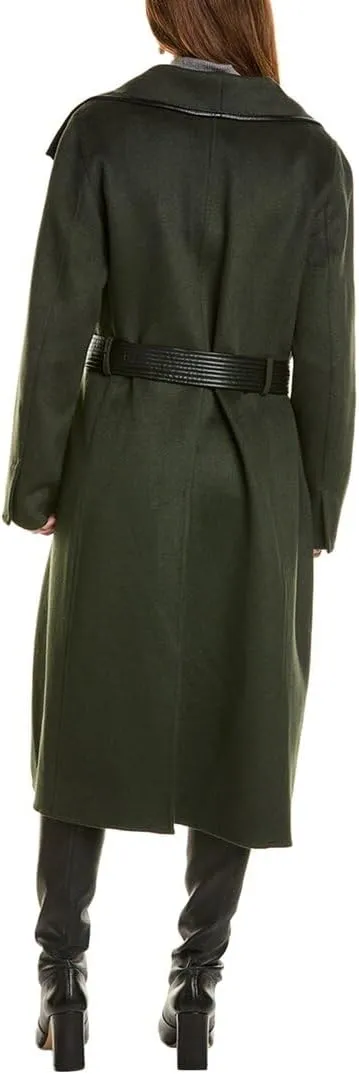 Tahari Juliette Wool-Blend Wrap Coat