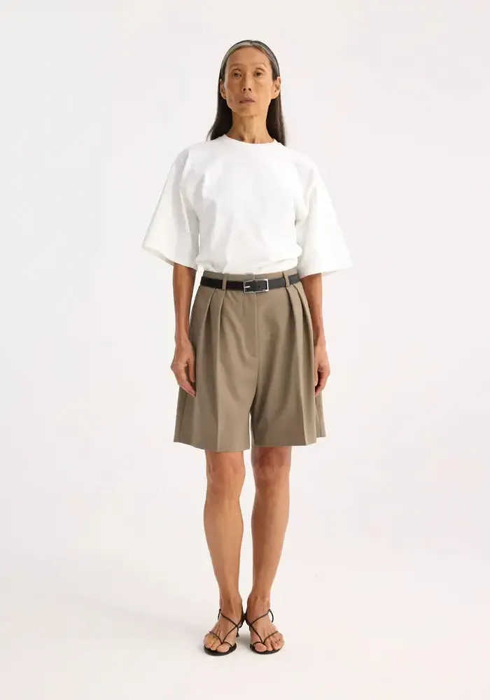 TAILORED WIDE LEG SHORTS