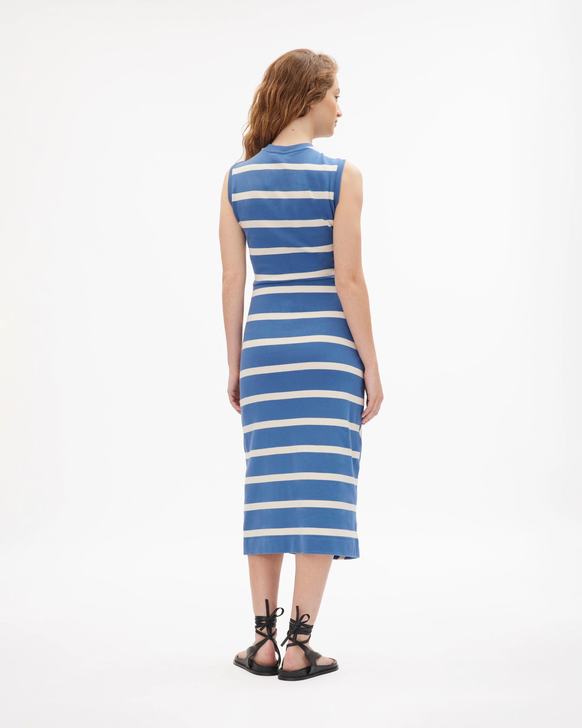 Sleeveless Striped Cody Dress soft elegance Bless Glow