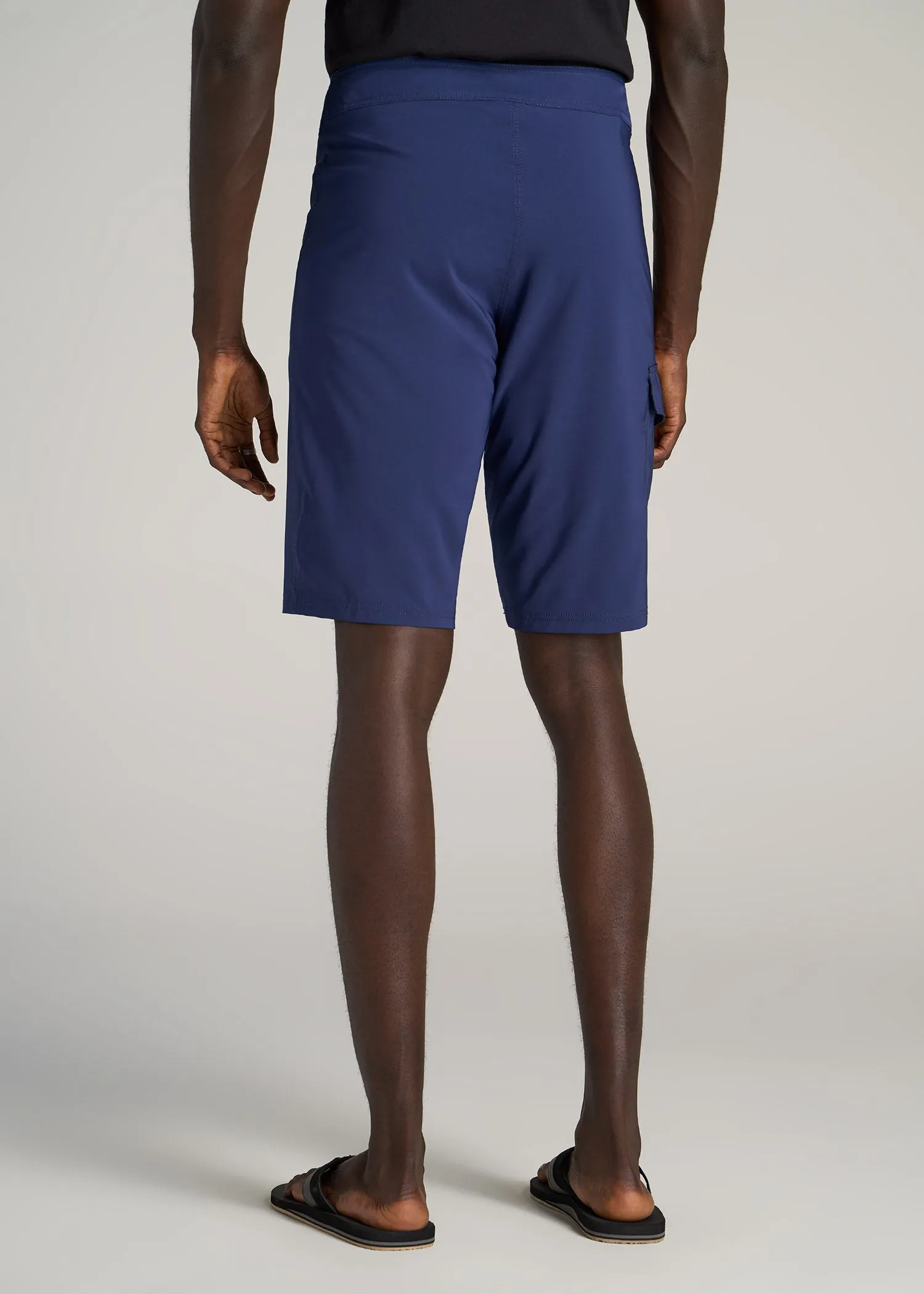 Tall Board Shorts for Men in Midnight Blue