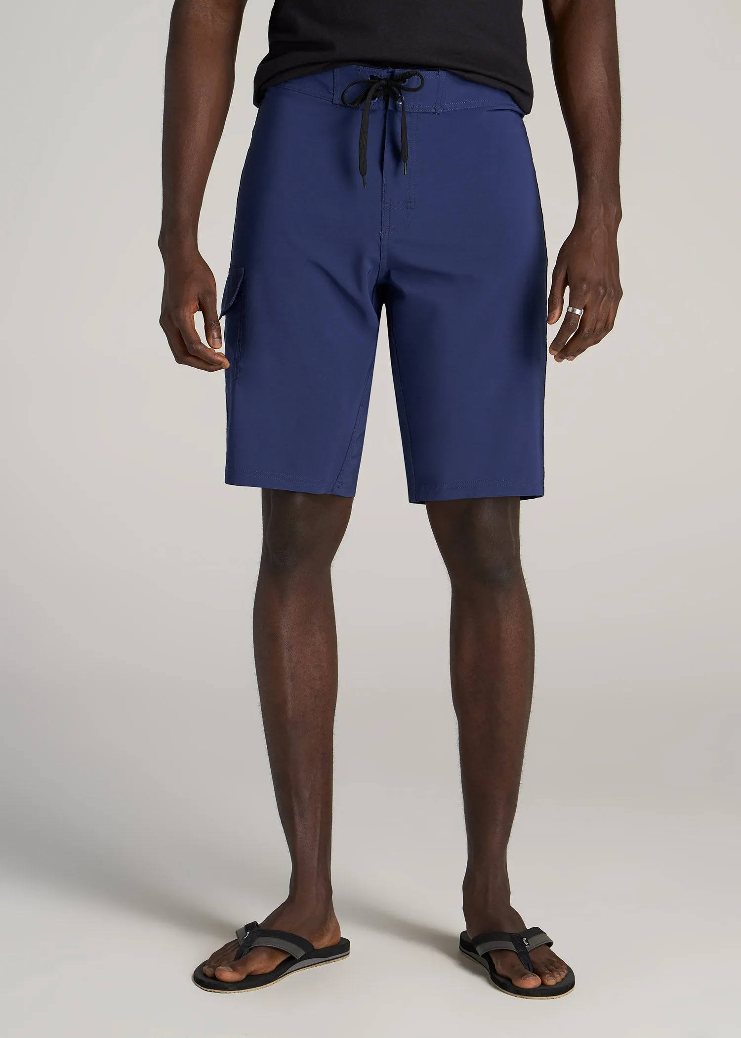 Tall Board Shorts for Men in Midnight Blue