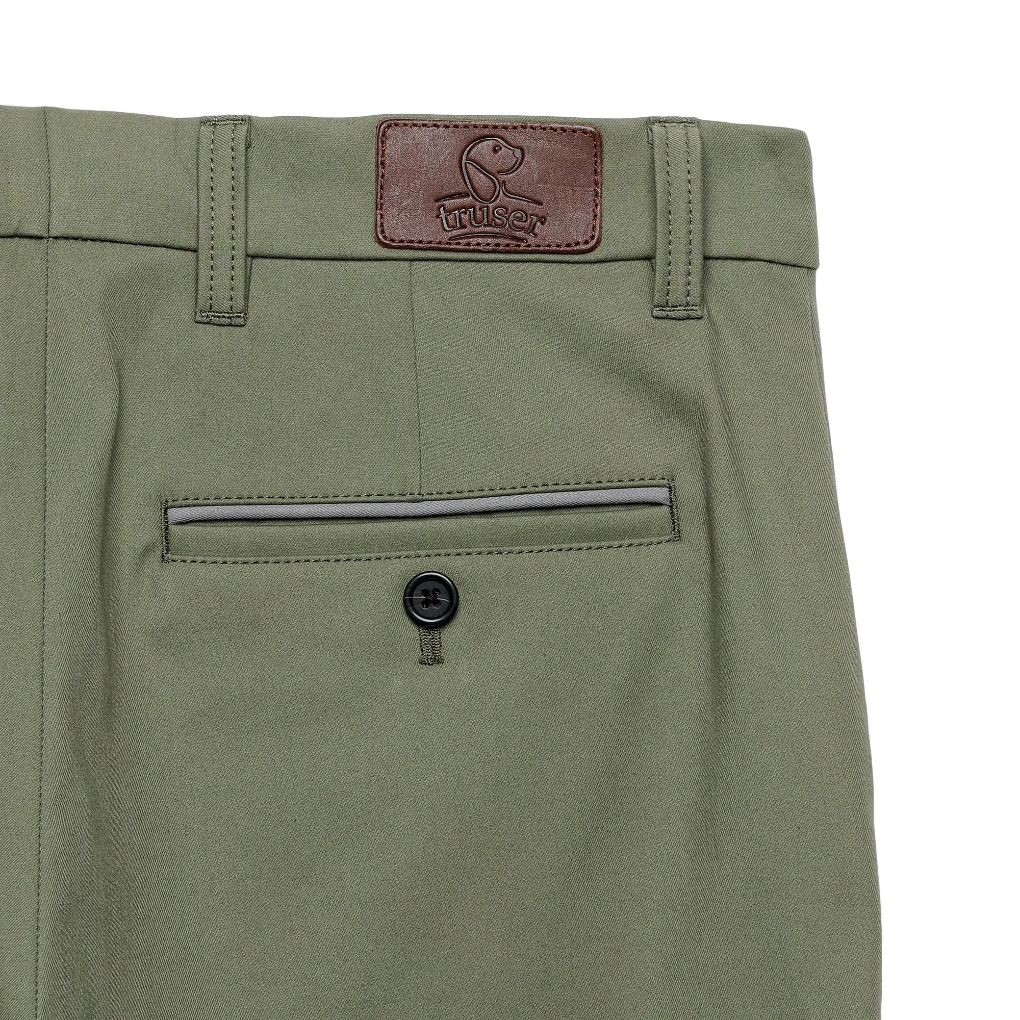 Tapered Fit Chino Shorts - Olivine Green