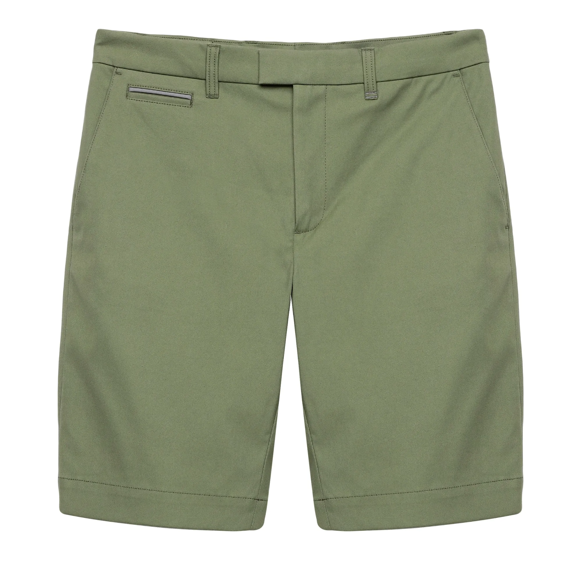 Tapered Fit Chino Shorts - Olivine Green