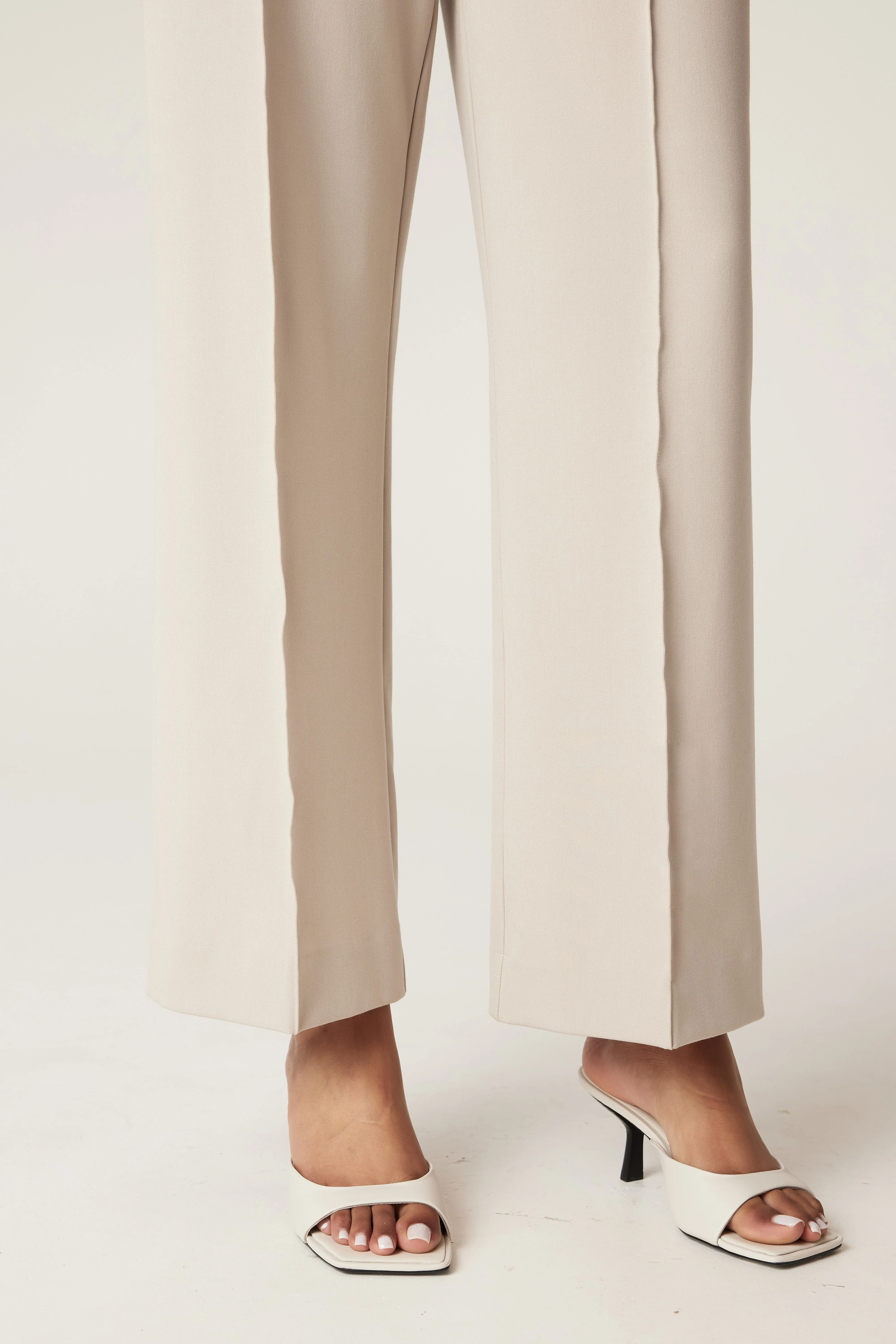 Tate Wide Leg Pant - Stone