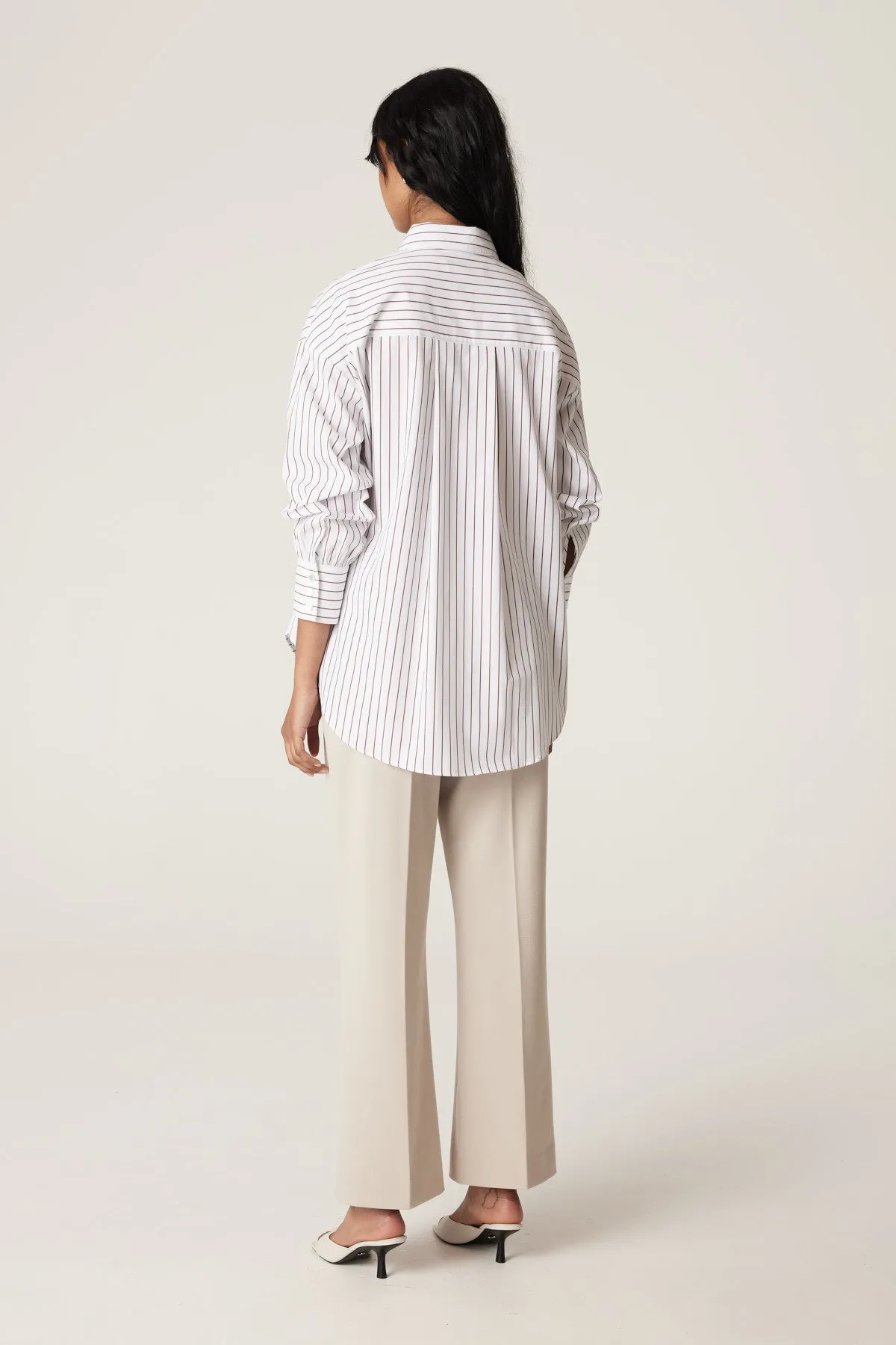 Tate Wide Leg Pant - Stone