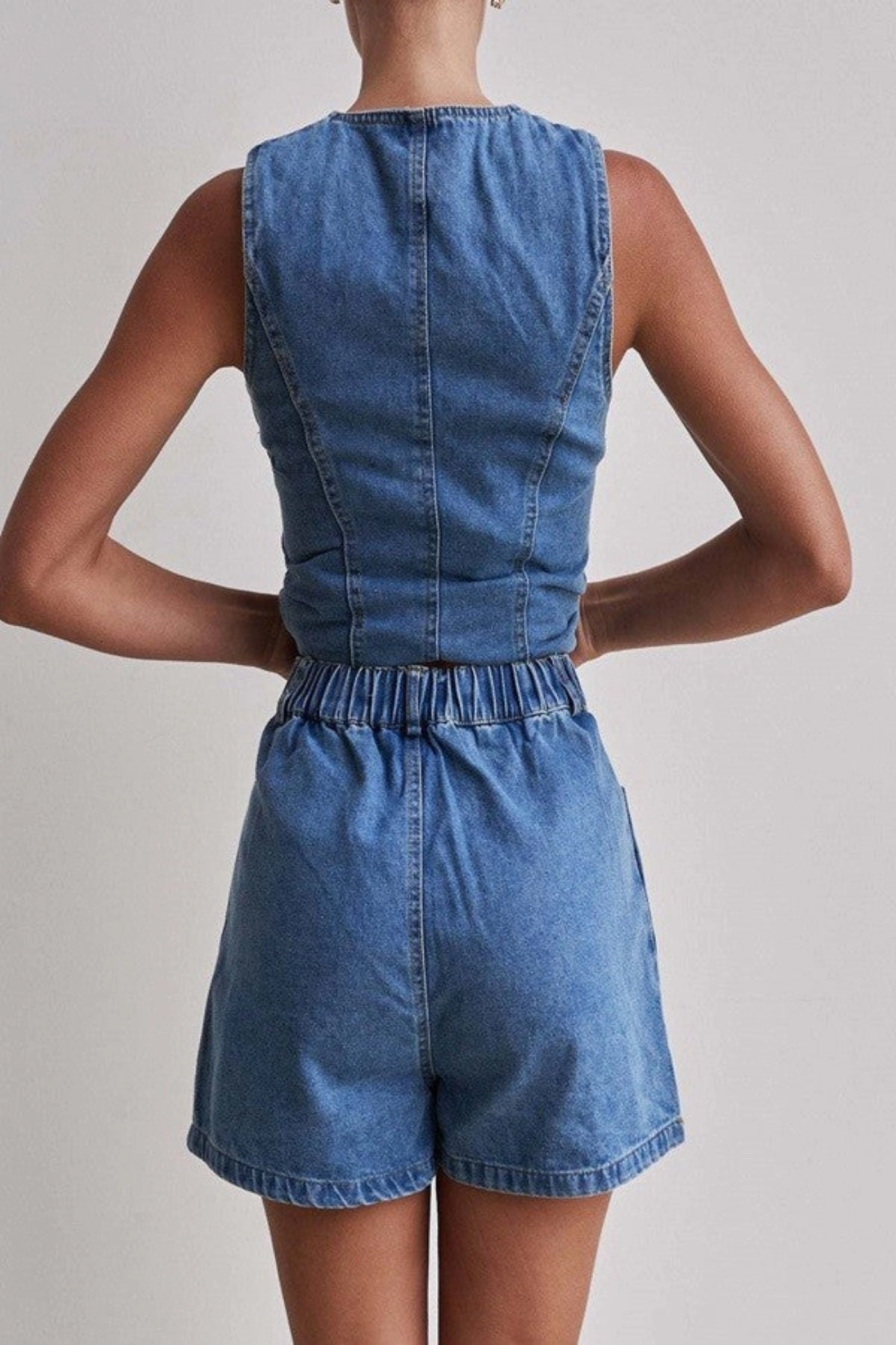 TATUM DENIM SHORTS Tight Fit