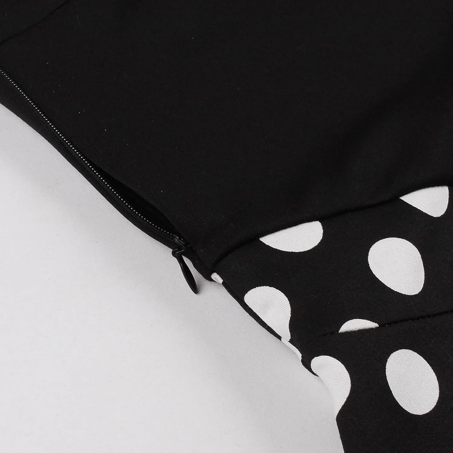 Tea Party Dresses for Woman Fitted Petite Polka Dots Tie Belt Empire Waist Flowy Swing Mini Dress Retro Party 80S Outfit