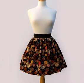 Pan Dulce Elastic Skirt #S-AP715 Maxi length