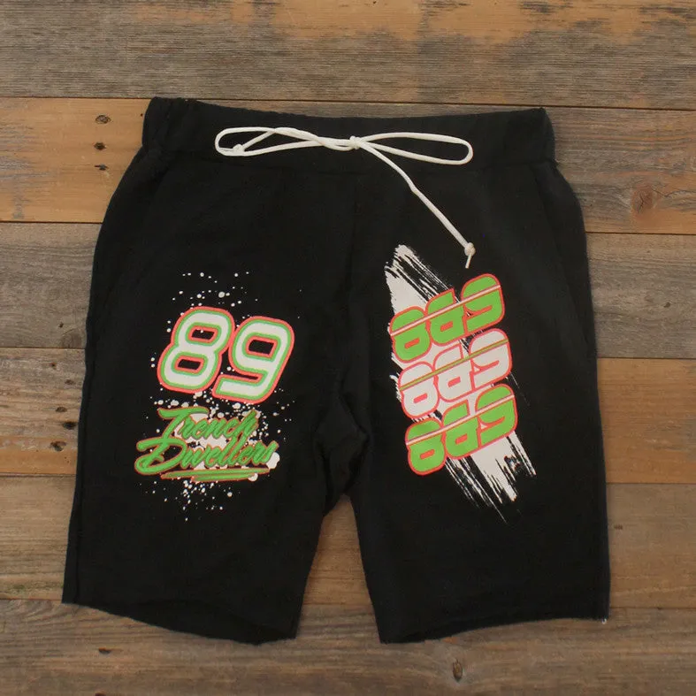 Team Finesse Terry Shorts Poison Green
