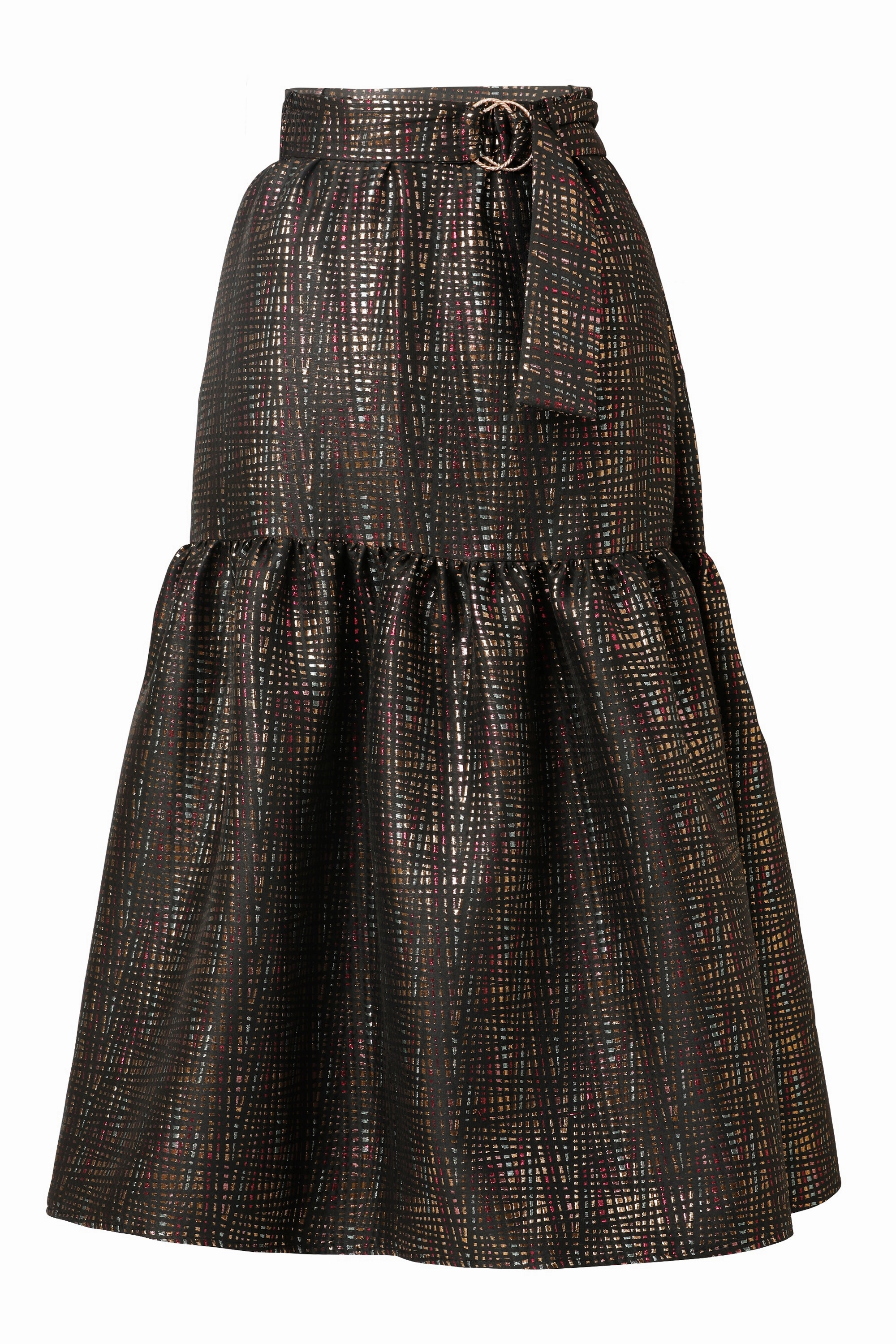 Belora Skirt in Black Detachable Tie Resort Vacation