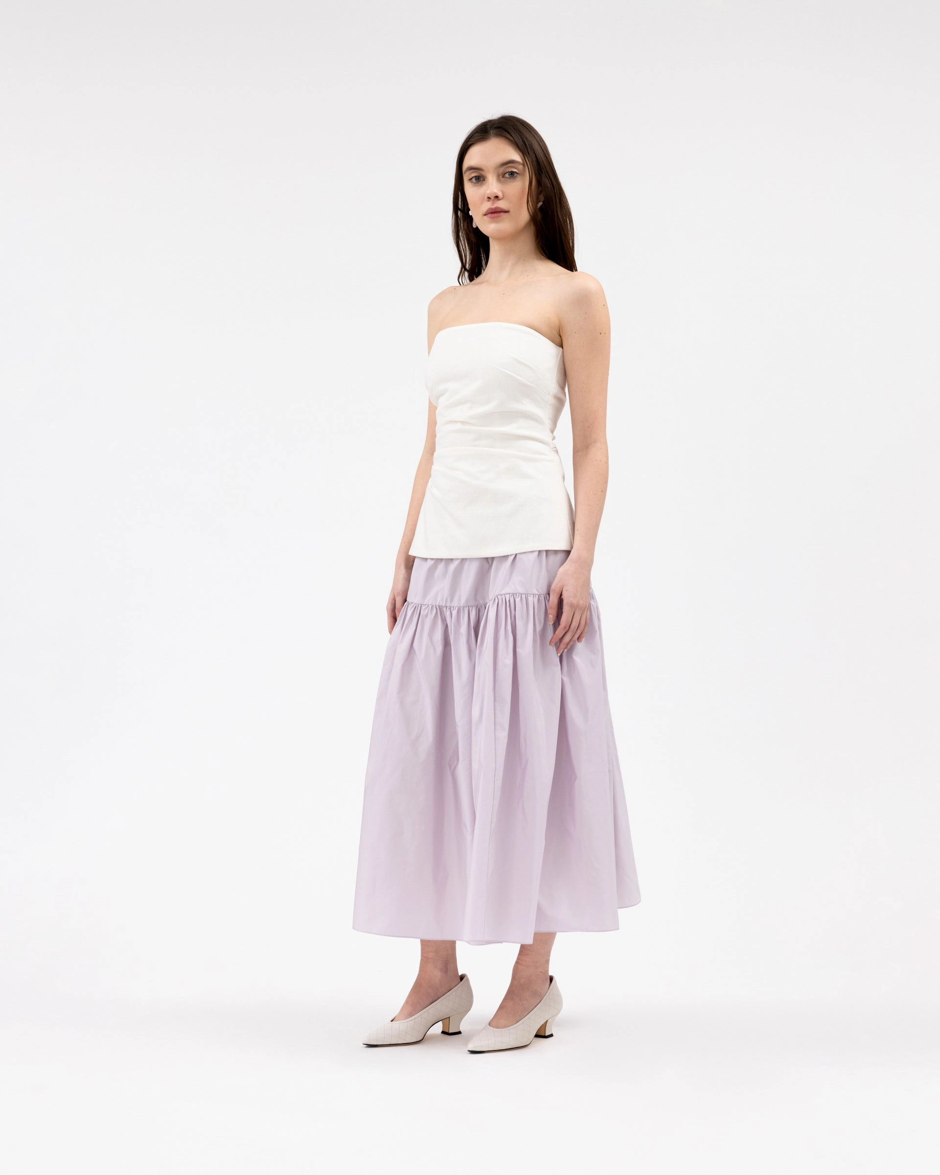 Leandra Top Comfy Layer High Collar Protection Design