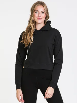 TENTREE FRENCH TERRY CROPPED PULLOVER HOODIE - CLEARANCE