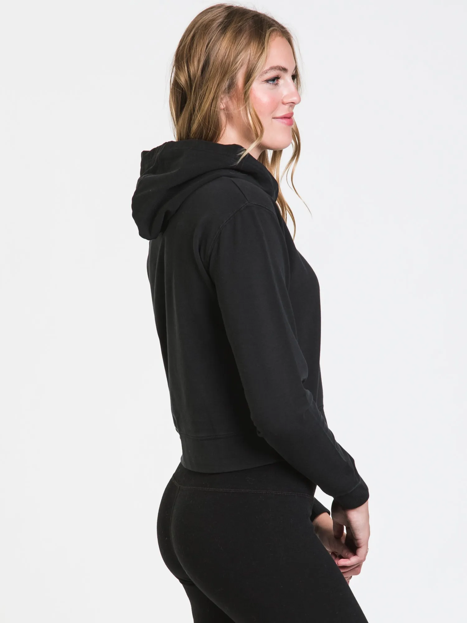 TENTREE FRENCH TERRY CROPPED PULLOVER HOODIE - CLEARANCE
